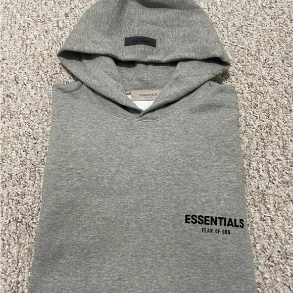 Fear of God Essentials Heather Gray Hoodie - Picture 3 of 9